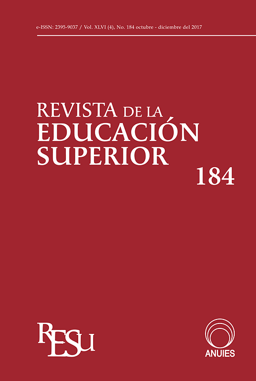 Go to journal home page - Revista de la Educación Superior